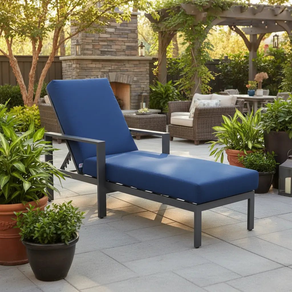 Newport Grey Chaise Lounge - WaterTrendsStore - 17861