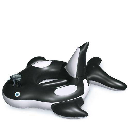 Orca Inflatable Ride On W/ Water Gun - WaterTrendsStore - 6626