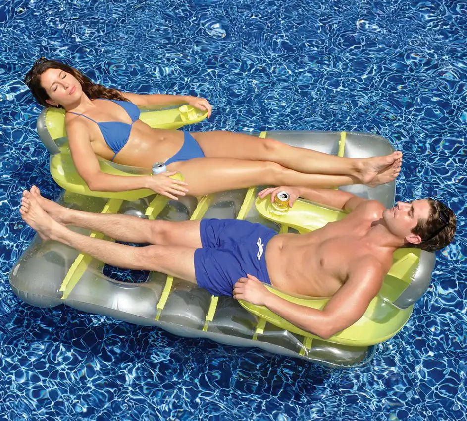 Side By Side Deluxe Inflatable Lounger - WaterTrendsStore - 2989