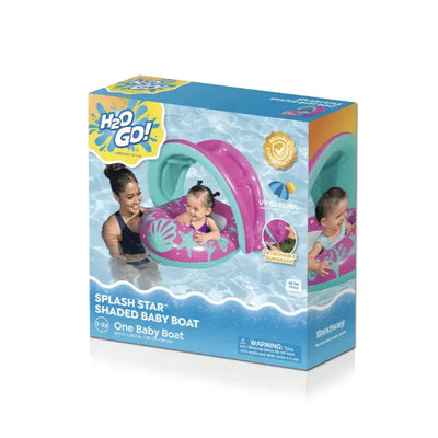 Splash Star Inflatable Shaded Baby Float - WaterTrendsStore - Blue/Green - 3090
