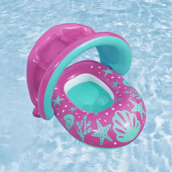 Splash Star Inflatable Shaded Baby Float - WaterTrendsStore - Blue/Green - 3090