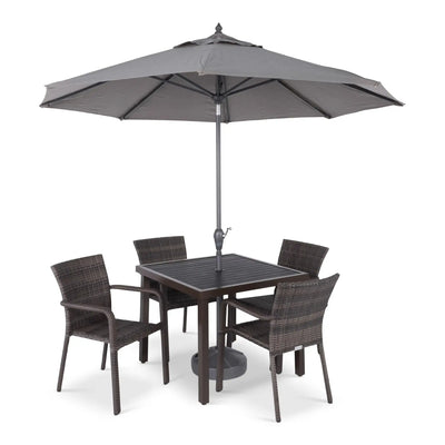 St. Kitts 5 Piece Woven Dining Group - WaterTrendsStore - 85065