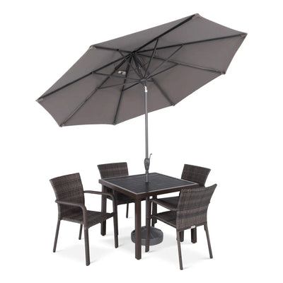 St. Kitts 5 Piece Woven Dining Group - WaterTrendsStore - 85065