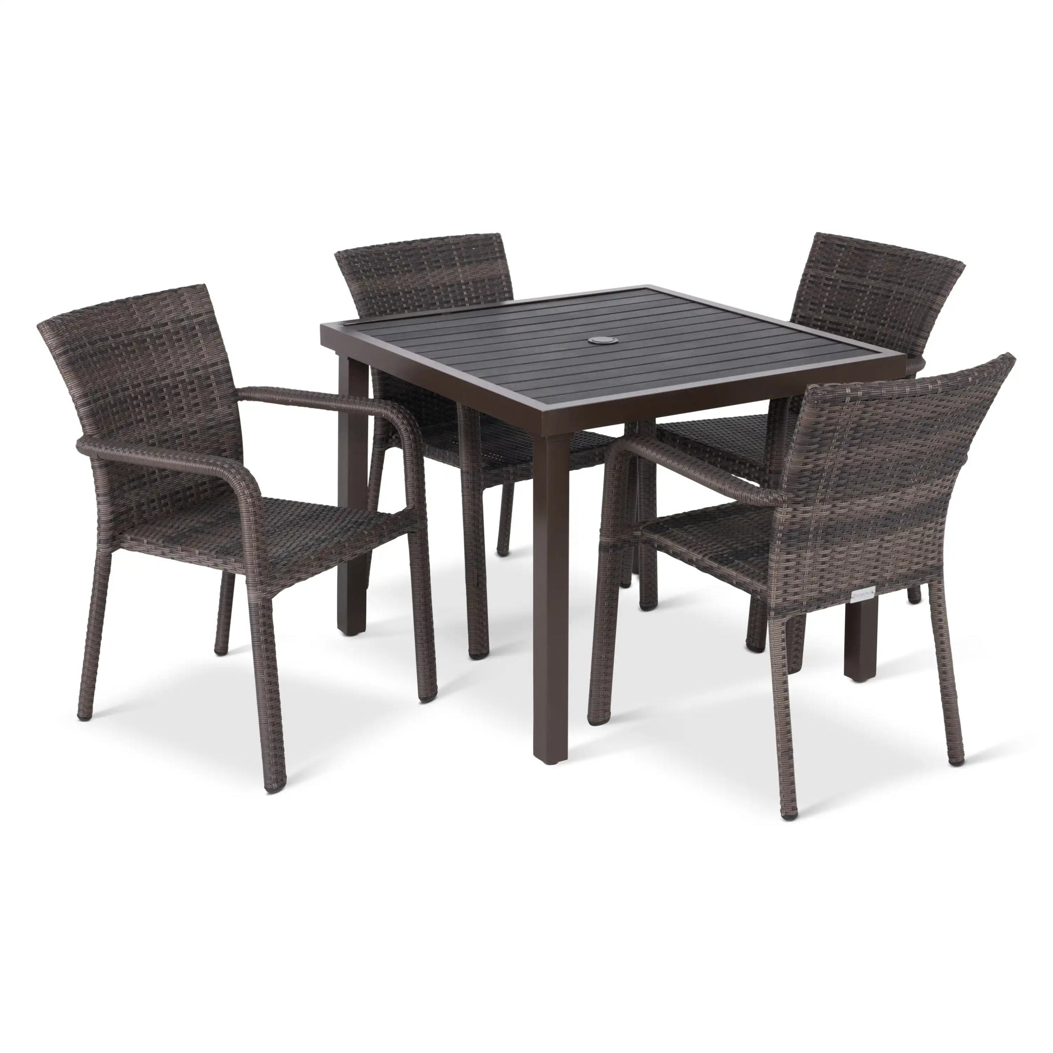 St. Kitts 5 Piece Woven Dining Group - WaterTrendsStore - 85065