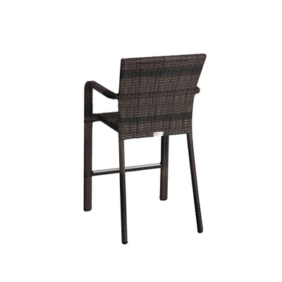 St. Kitts Woven 5 Piece Counter Height Group - Roasted Pecan - WaterTrendsStore - 85072