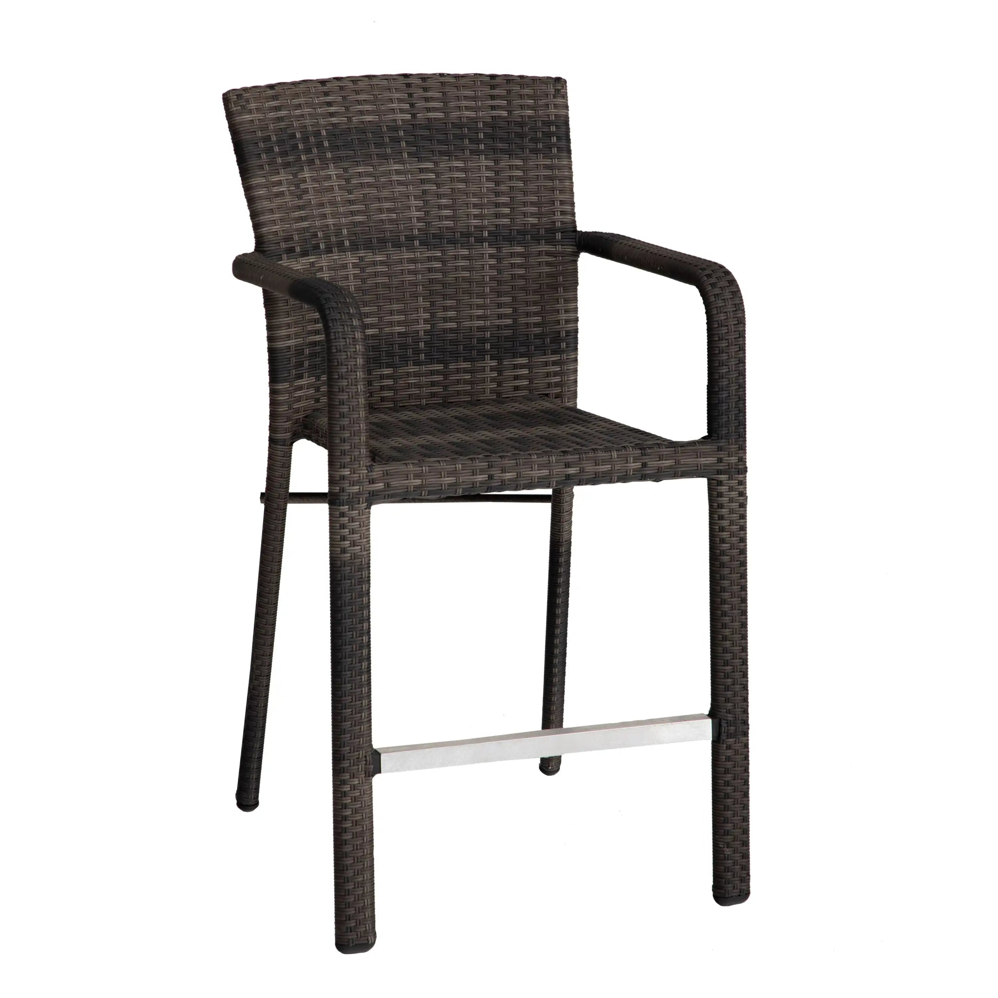 St. Kitts Woven 7 Piece Counter Height Group - Roasted Pecan - WaterTrendsStore - 85075