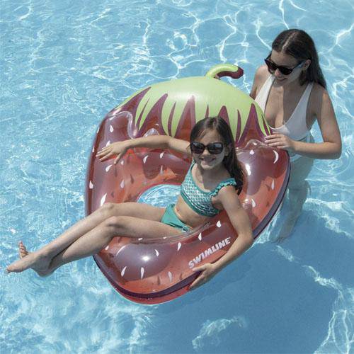 Strawberry Inflatable Ring - WaterTrendsStore - 9443