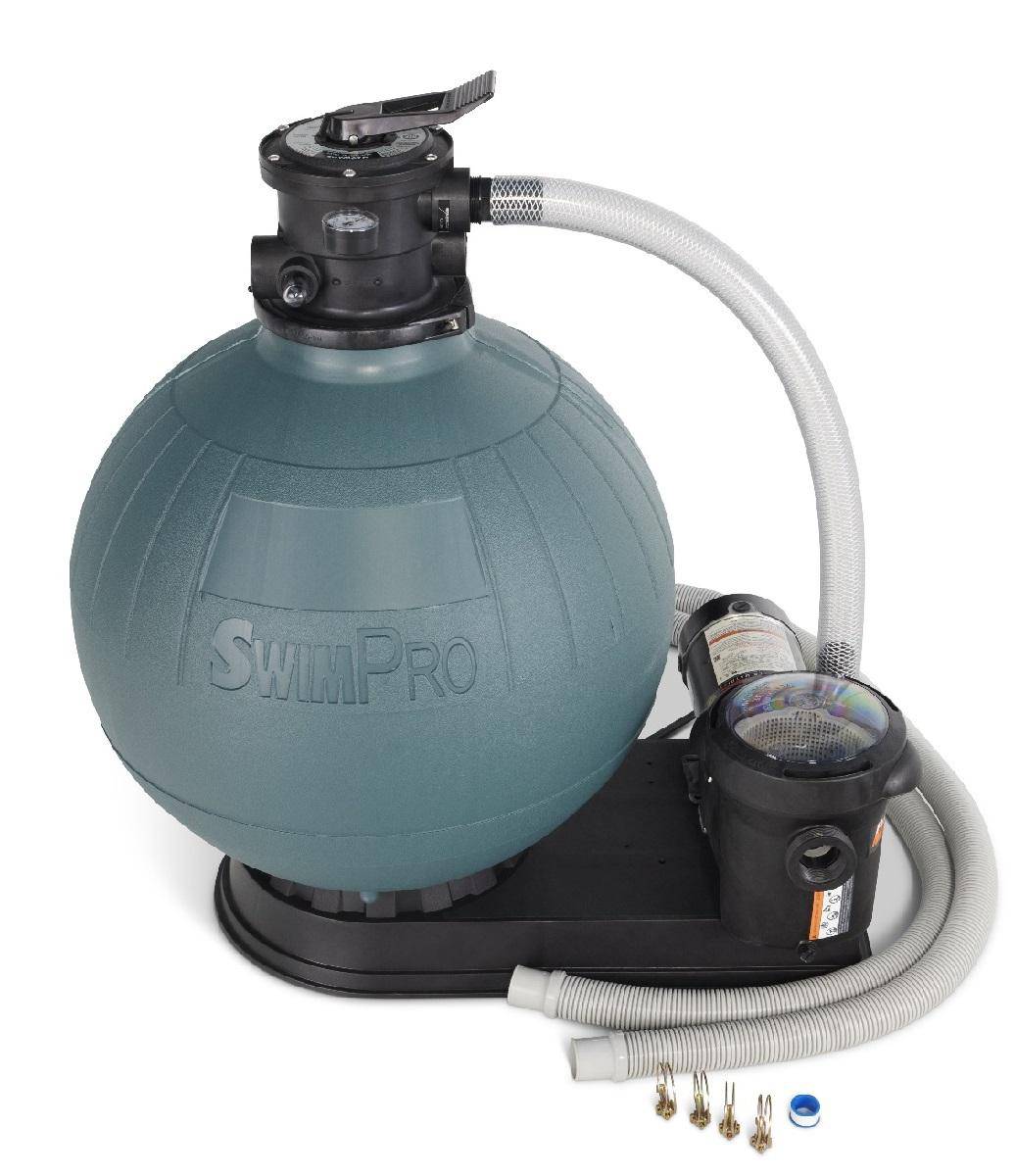 Swimpro 256T W/ 2.0 HP 2SPD Twist Lock Pump, Base, Fittings, & Hoses - WaterTrendsStore - 51027