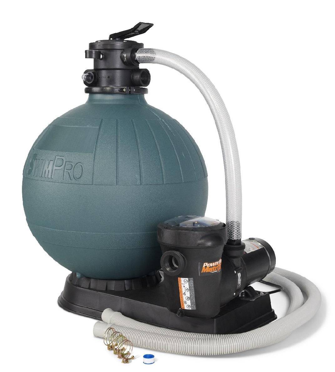 Swimpro 256T W/ 2.0 HP 2SPD Twist Lock Pump, Base, Fittings, & Hoses - WaterTrendsStore - 51027