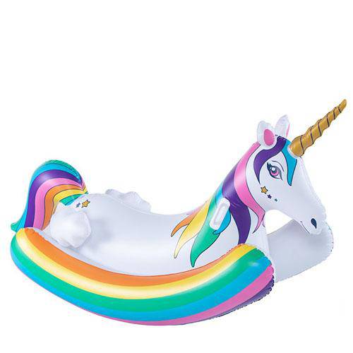 Unicorn Rocker Inflatable Ride On - WaterTrendsStore - 4541