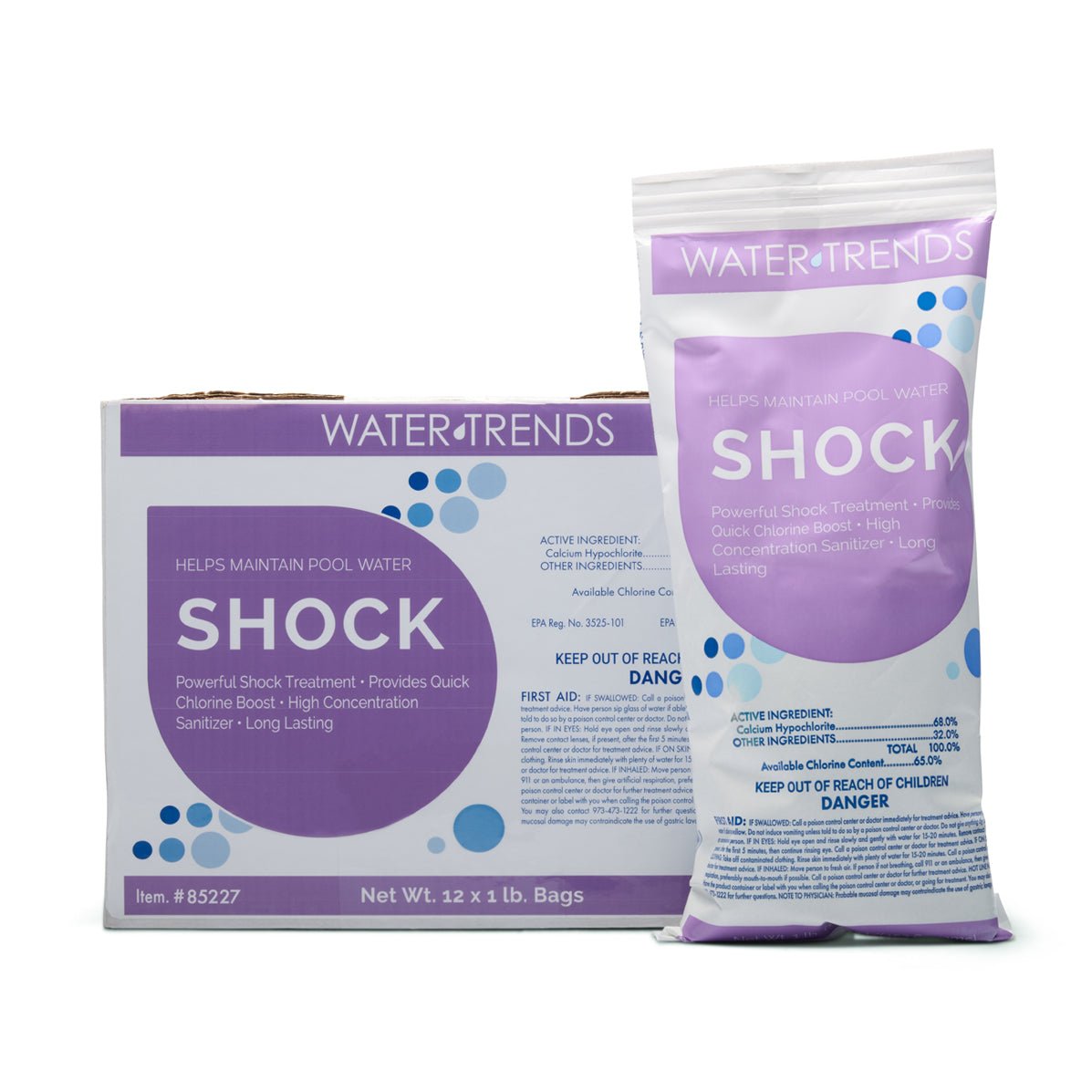WATER TRENDS 68% Shock (12 Pack) - WaterTrendsStore - 85227