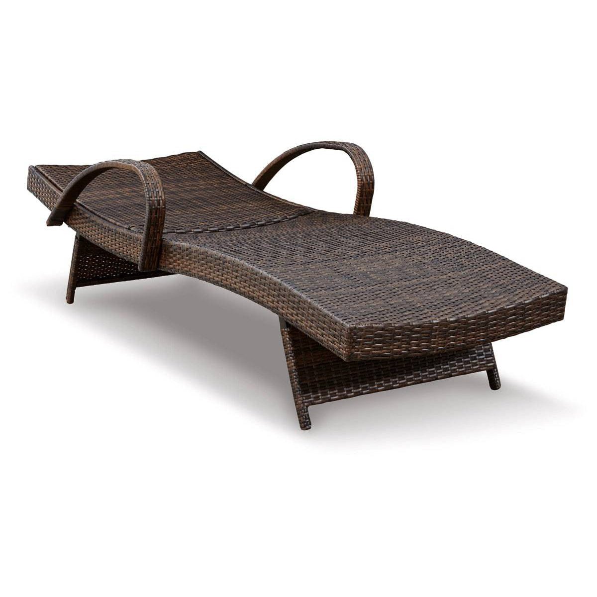 Waveland Woven Chaise Lounges (2 Pack) - WaterTrendsStore - Dark Brown - 32026