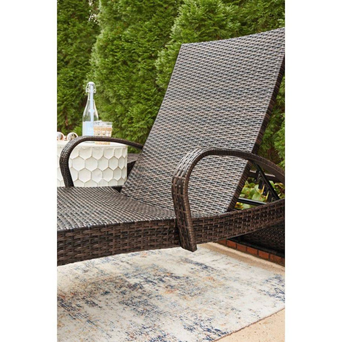 Waveland Woven Chaise Lounges (2 Pack) - WaterTrendsStore - Dark Brown - 32026