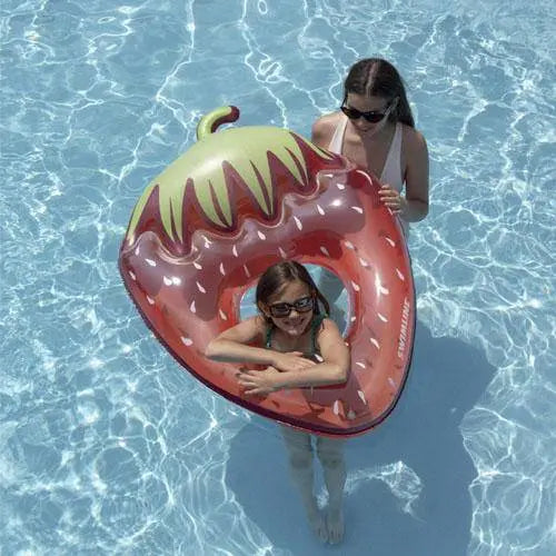 WT Inflatable Strawberry Ring - WaterTrendsStore - 9443